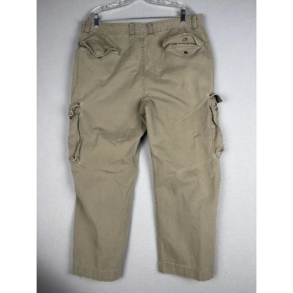Polo Ralph Lauren Cargo Pants Mens 38x32 Beige Polo Jeans Co Relaxed Fit Canvas